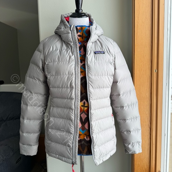 Patagonia Hi-Loft Down Hoody Jacket Small Drifter Gray 600-fill power down S - Picture 9 of 15